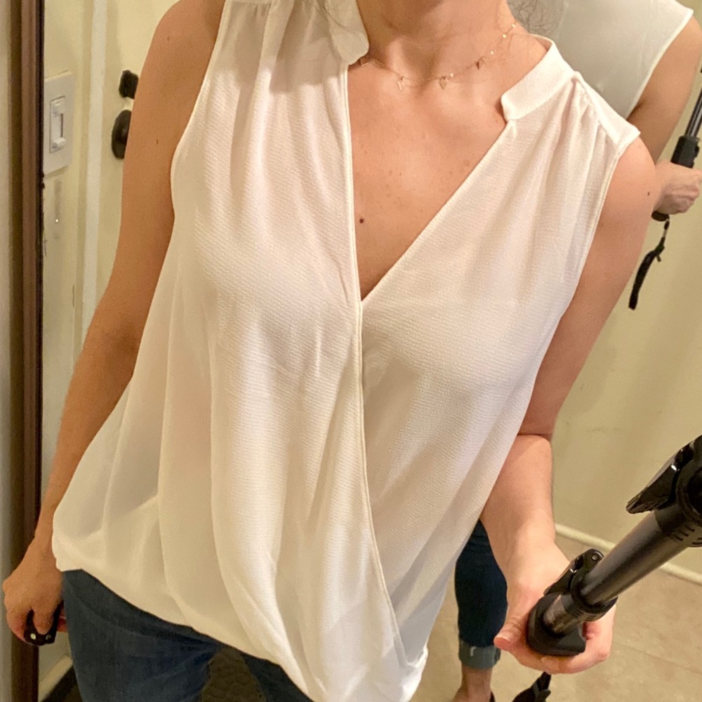 New Lush ivory blouse size small